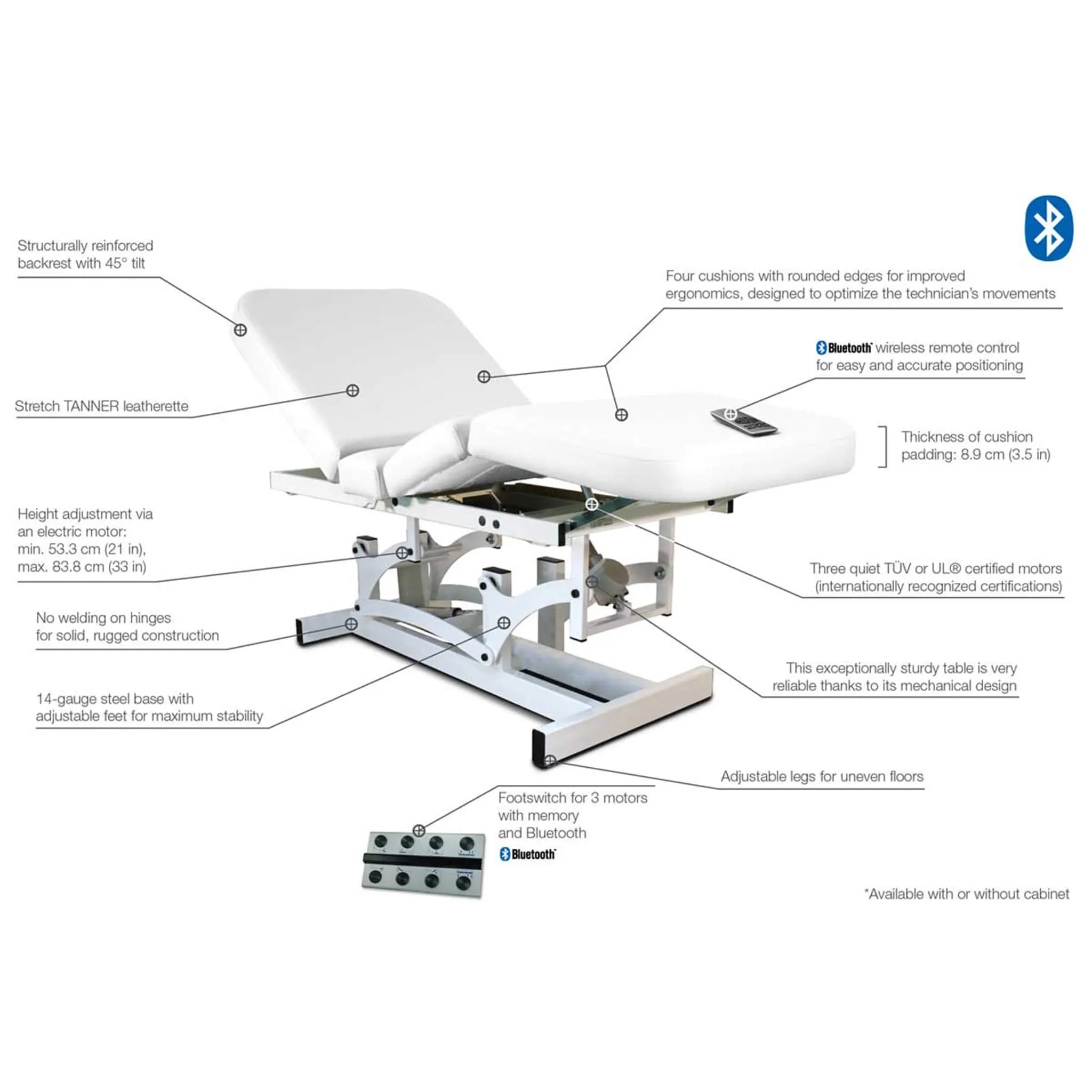 Silhouet-Tone Escape Electric Lift Spa Top Treatment Table
