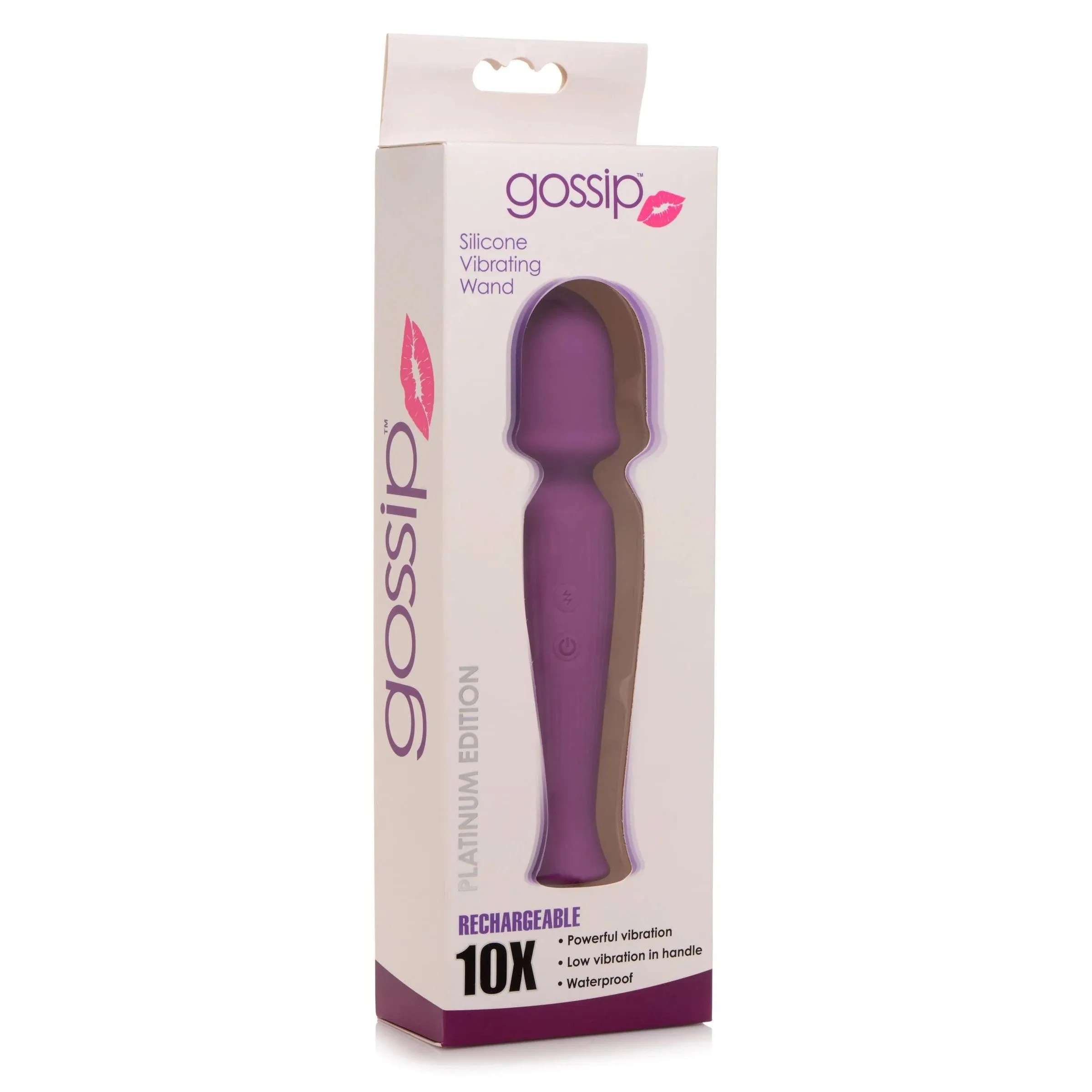 Silicone Wand Massager - Violet