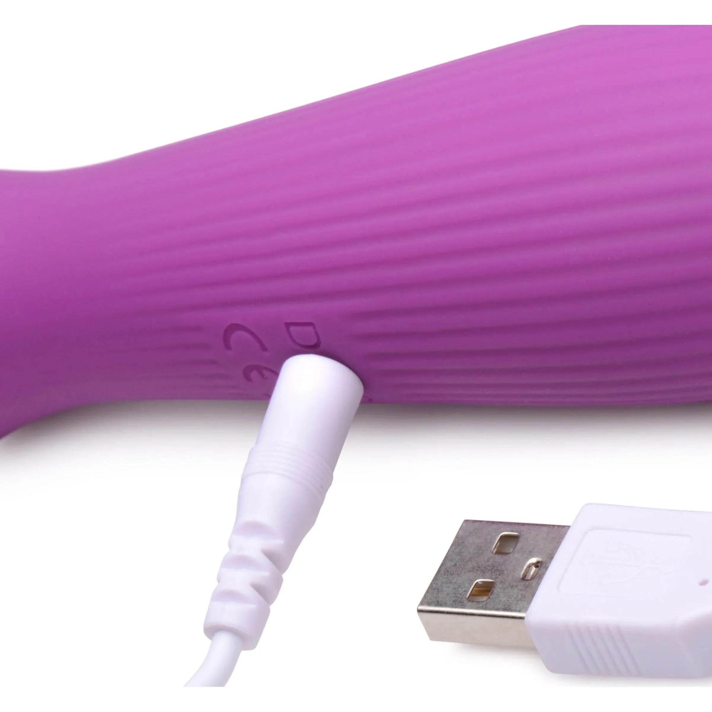 Silicone Wand Massager - Violet