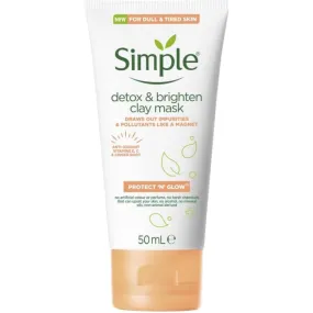 Simple Protect ‘N’ Glow Detox & Brighten Clay Mask