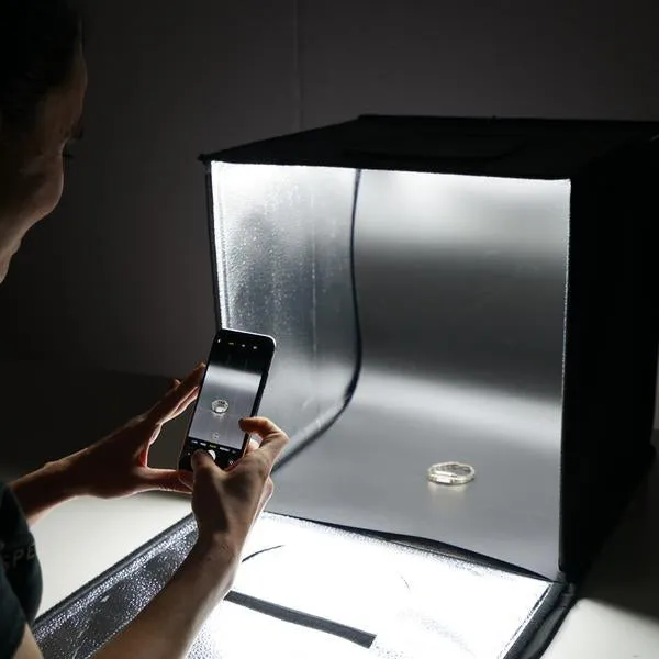 Spectrum Foldable Product Photography LED Lighting Box (40 cm) - Studio Buddy II