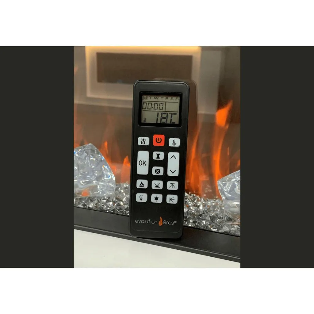 Spectrum Series 72 Inch 3 Sided Panoramic HD  Media Wall Electric Fire Insert (182.8cm)