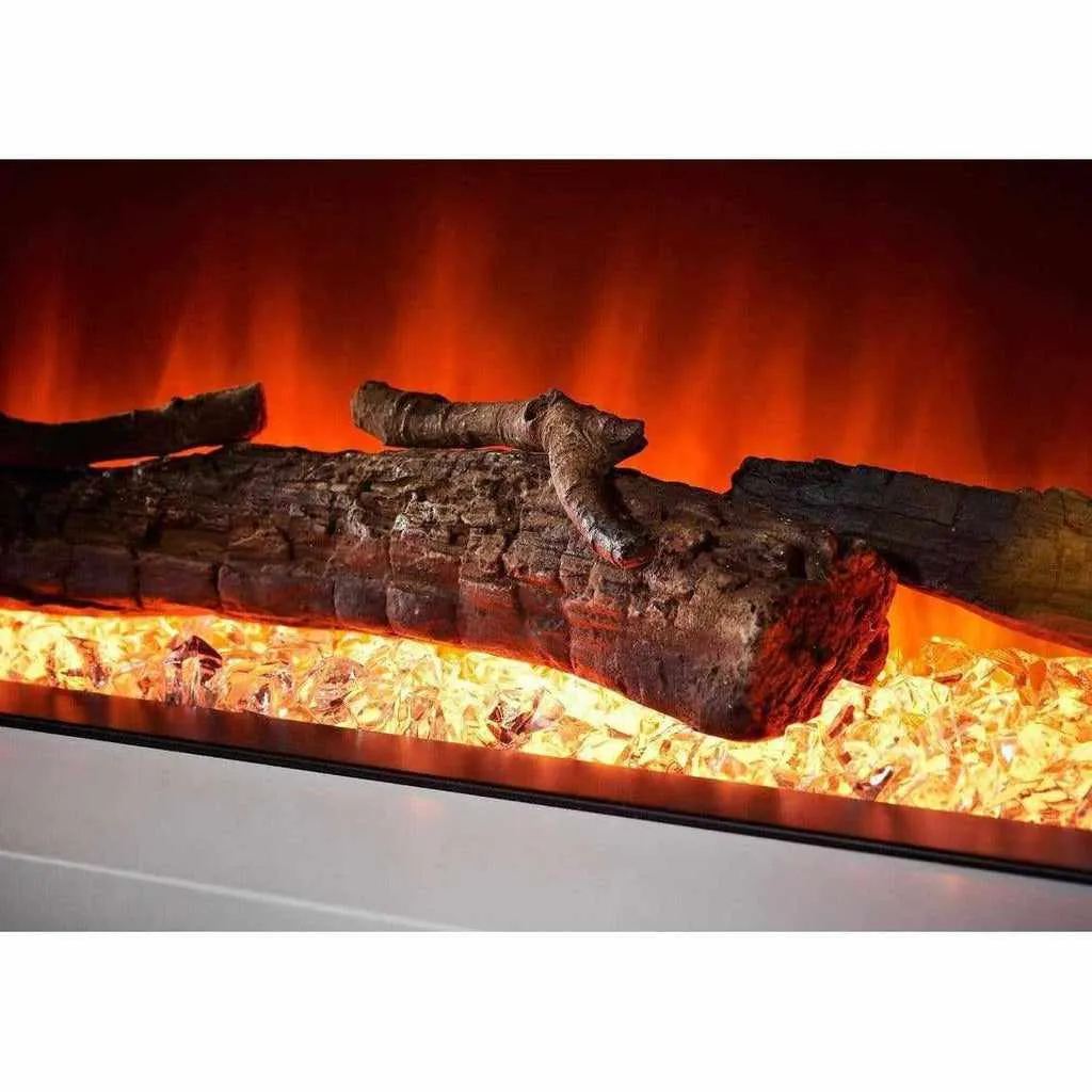 Spectrum Series 72 Inch 3 Sided Panoramic HD  Media Wall Electric Fire Insert (182.8cm)