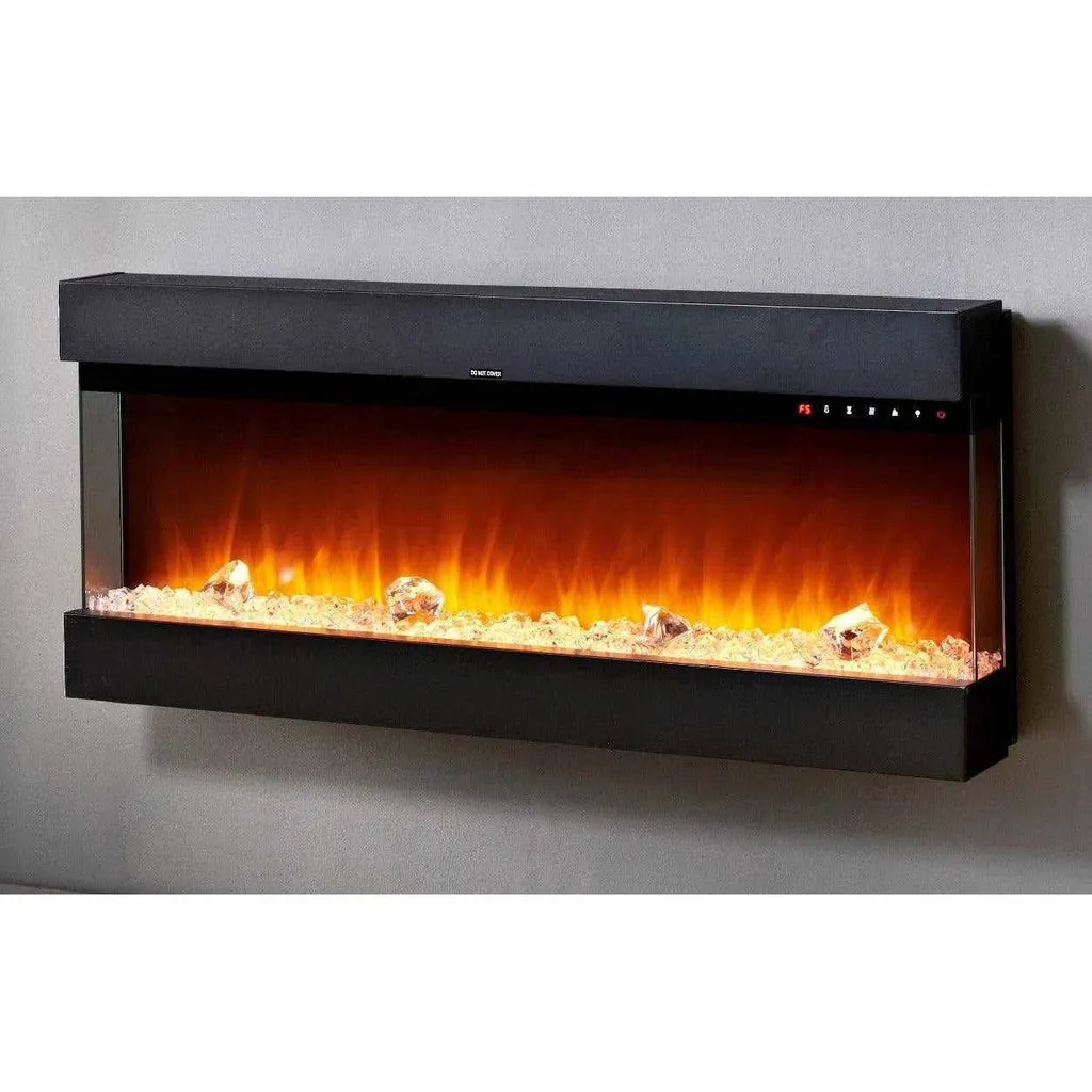 Spectrum Series 72 Inch 3 Sided Panoramic HD  Media Wall Electric Fire Insert (182.8cm)