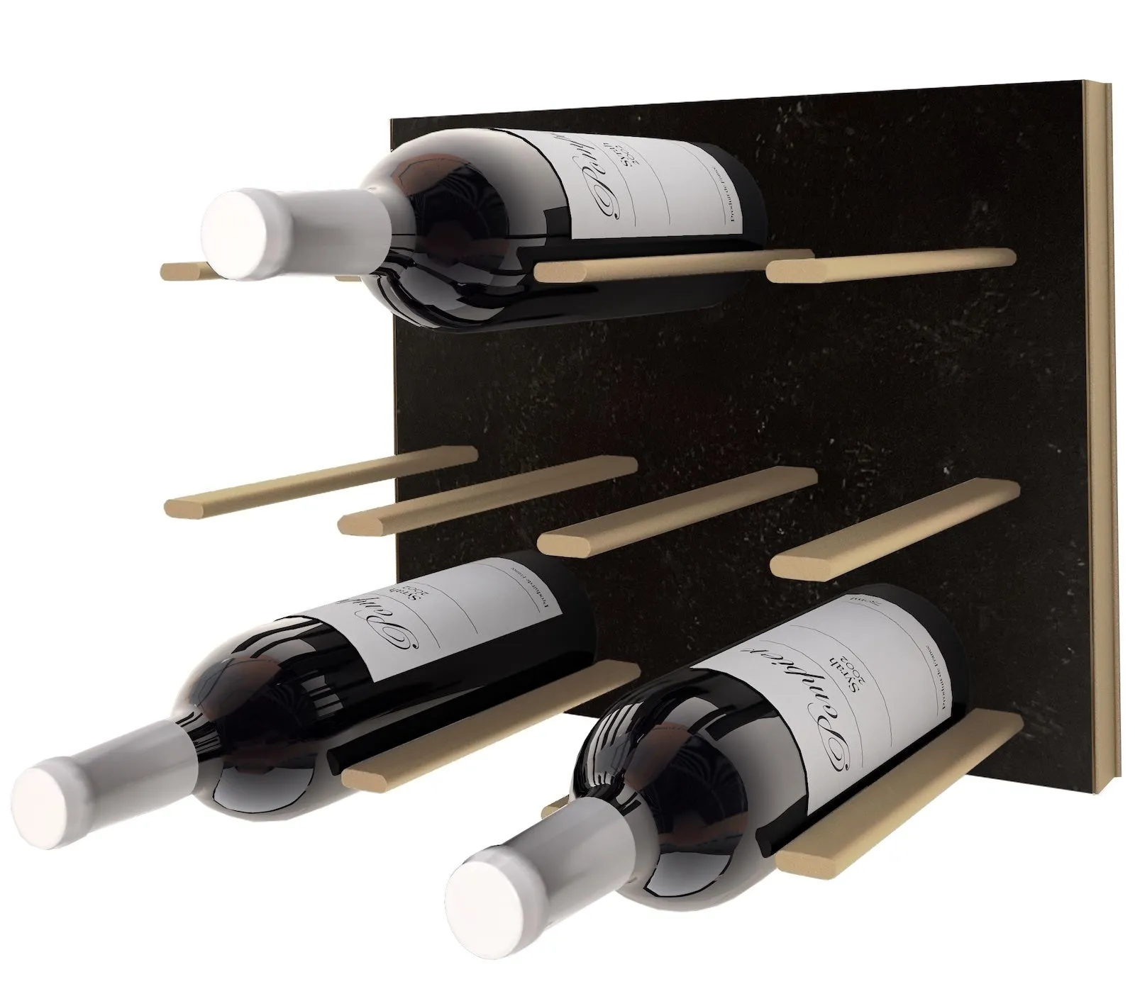 STACT Premier C-type Wine Rack - Pietra Nera & Bronze
