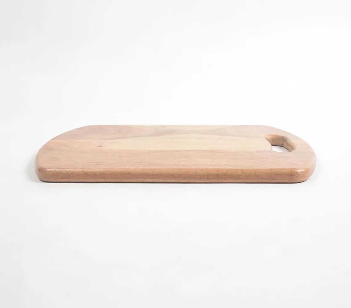 Stylish Raw Acacia Wood Chopping Board
