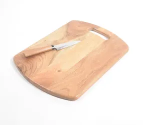 Stylish Raw Acacia Wood Chopping Board
