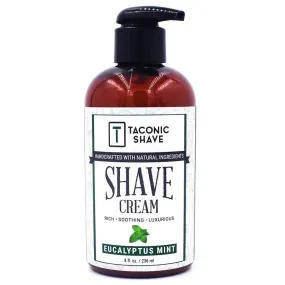 Taconic Eucalyptus Mint Shave Cream 8 Oz. Pump Bottle Taconic Eucalyptus Mint Shave Cream 8 Oz. Pump Bottle