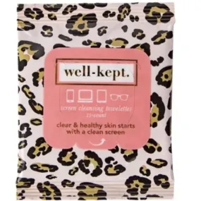 Tech Red Raiders Texas Tech Screen Cleansing Towelettes 15 Count - "Pink Leopard"