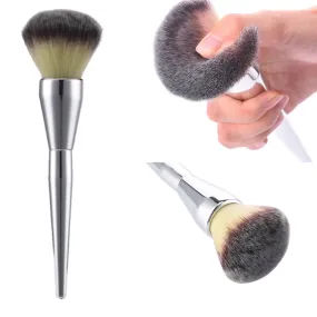 Very Big Beauty Powder Brush Makeup Brushes Blush Foundation Round Make Up Large Cosmetics Aluminum Brushes Soft Face Makeup
