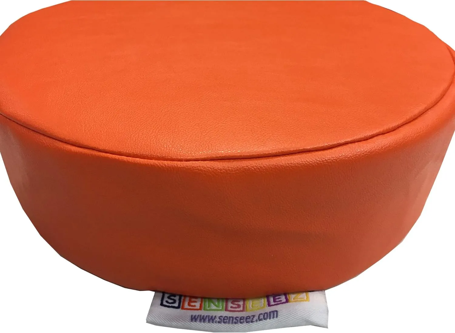 Vibrating Orange Circle Pillow Cushion