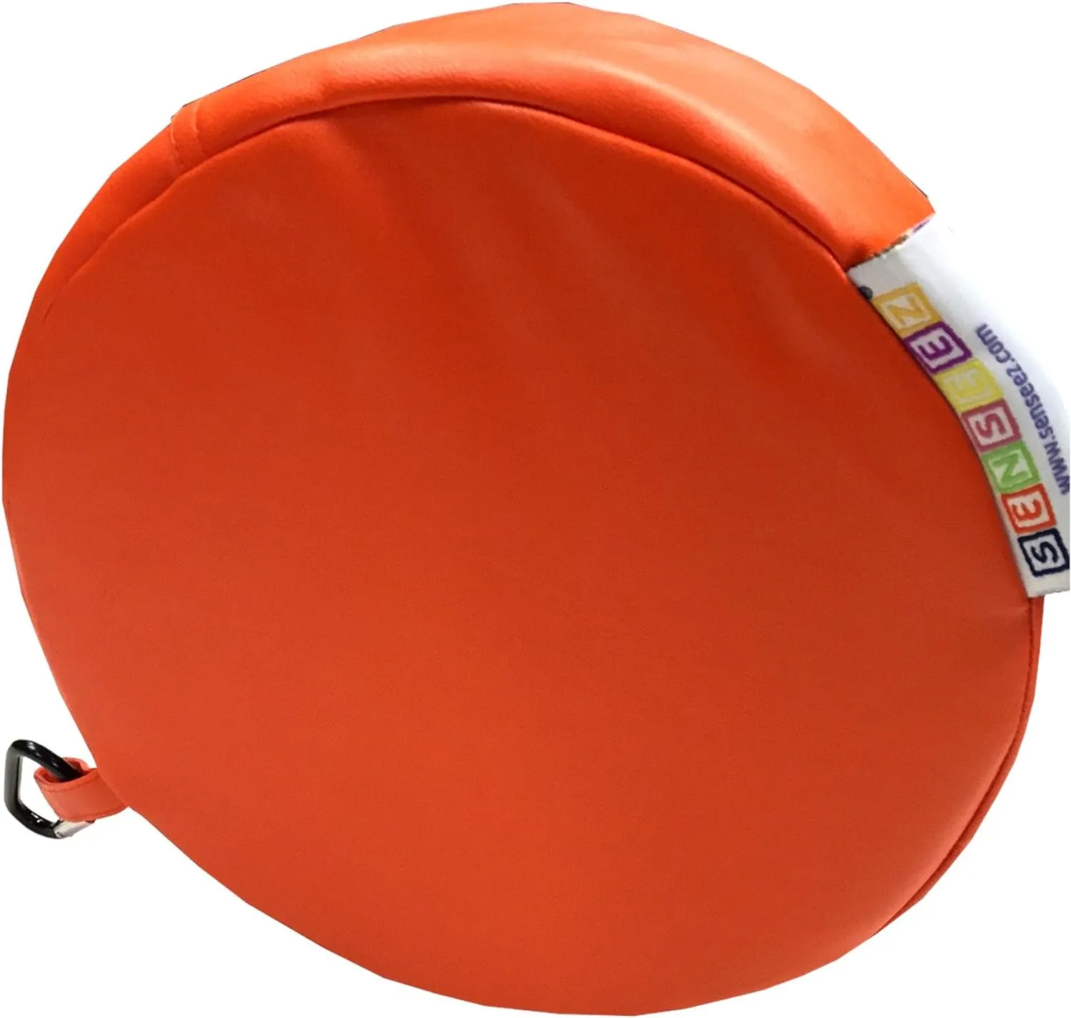 Vibrating Orange Circle Pillow Cushion