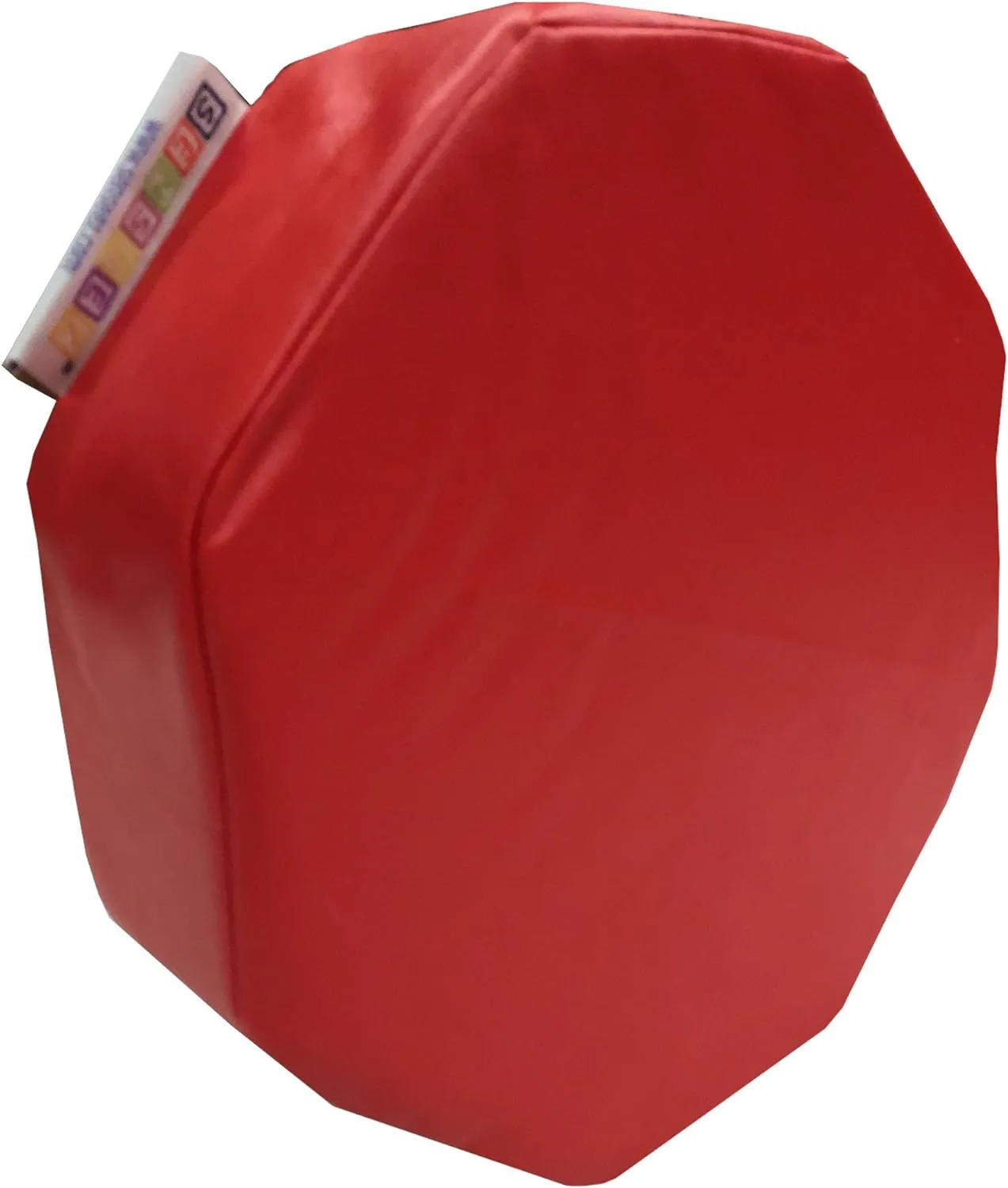 Vibrating Red Octagon Pillow Cushion