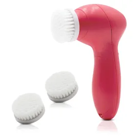 VYSN CleansePro Battery Operarted Power Face Brush with 2 Replacement Brush Heads