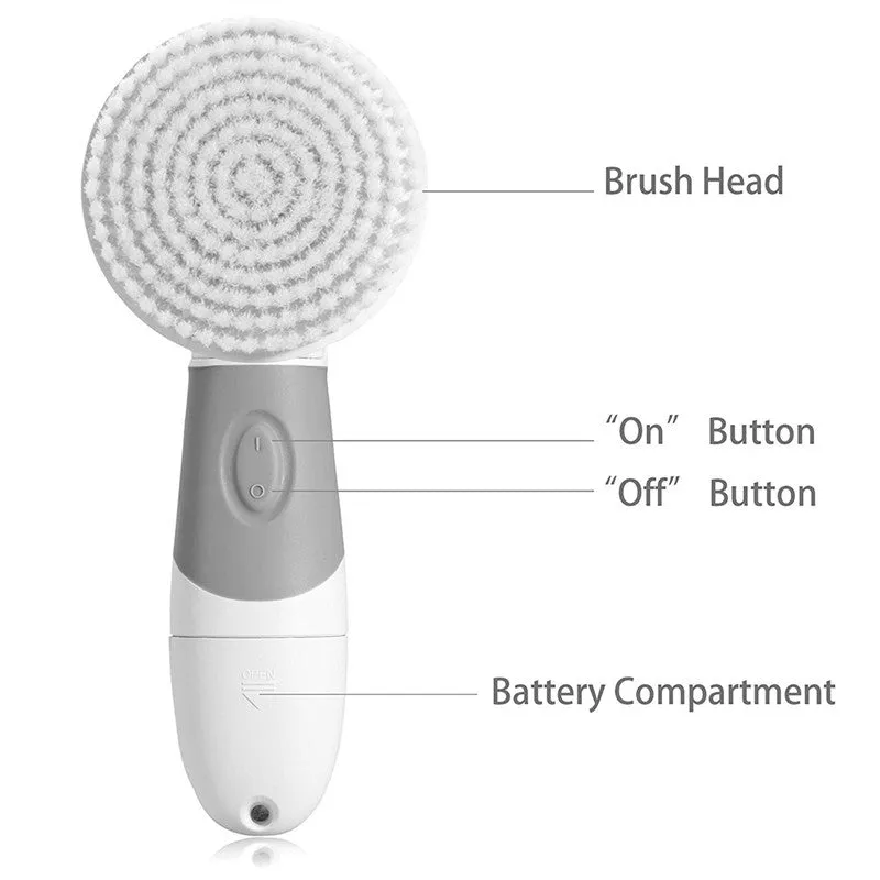 Waterproof 4-in-1 Portable Multi-functional Facial Brush Cleaner Blackhead Remover