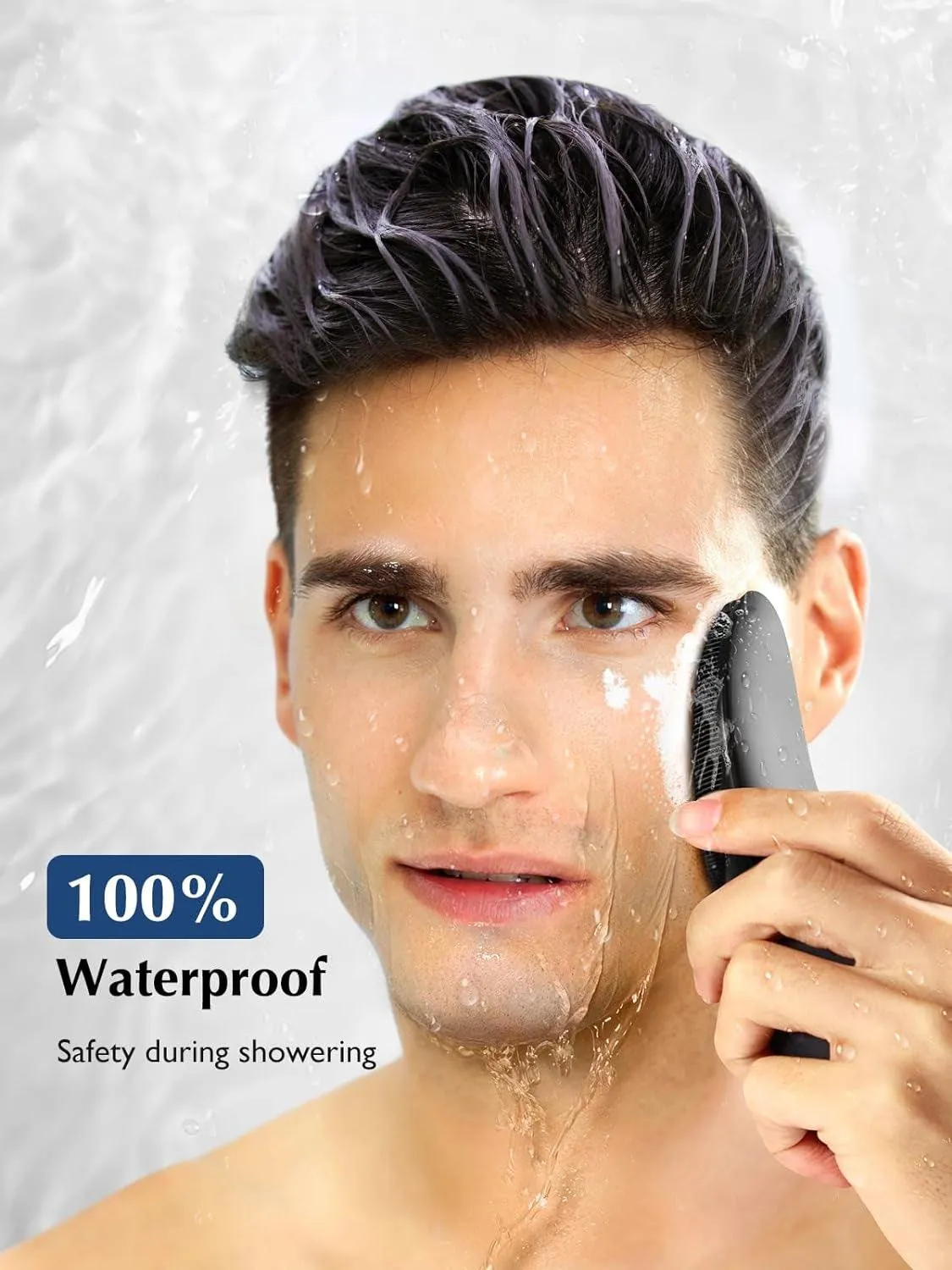 Waterproof Rechargeable Face Cleansing Brush