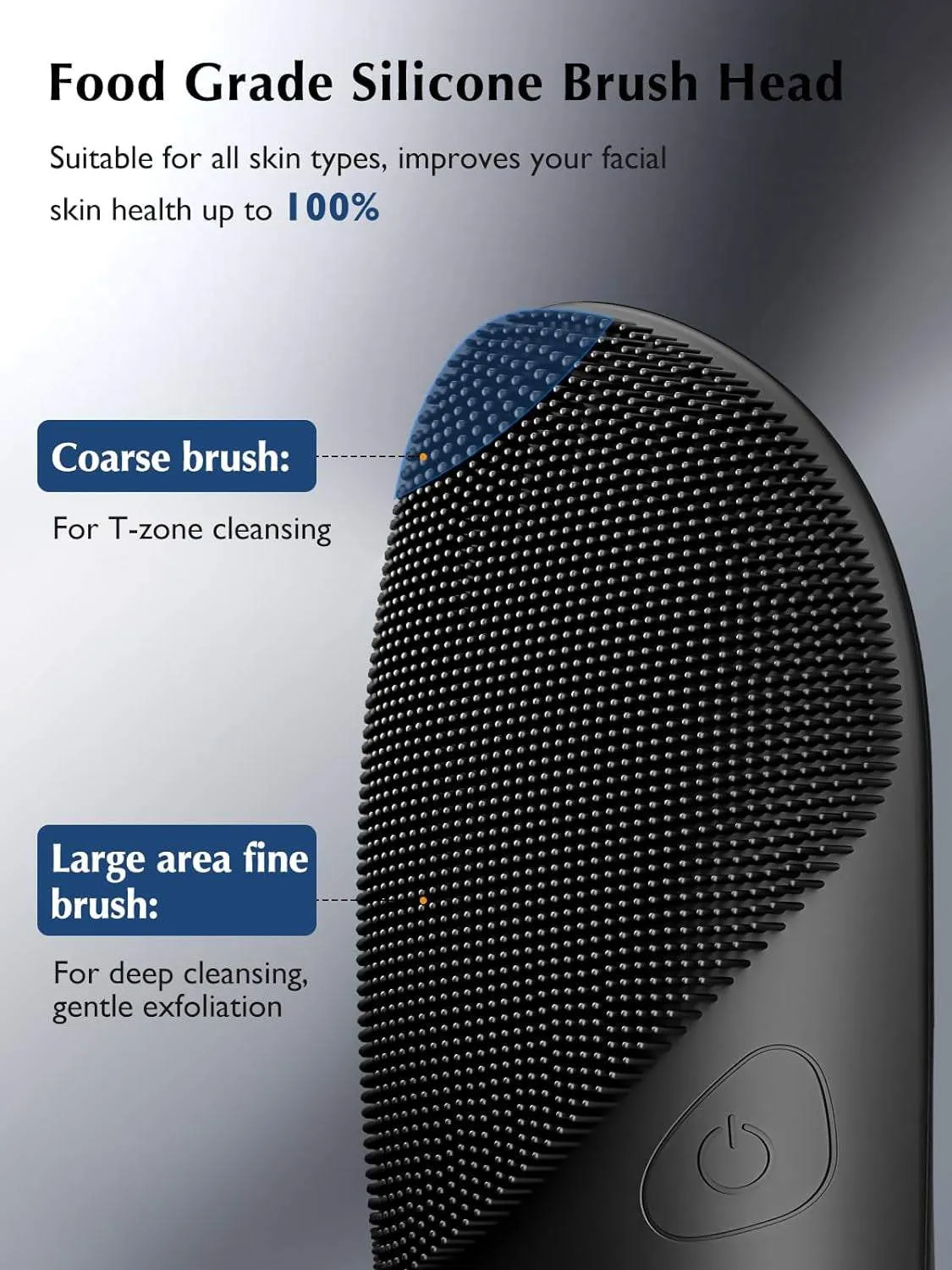 Waterproof Rechargeable Face Cleansing Brush