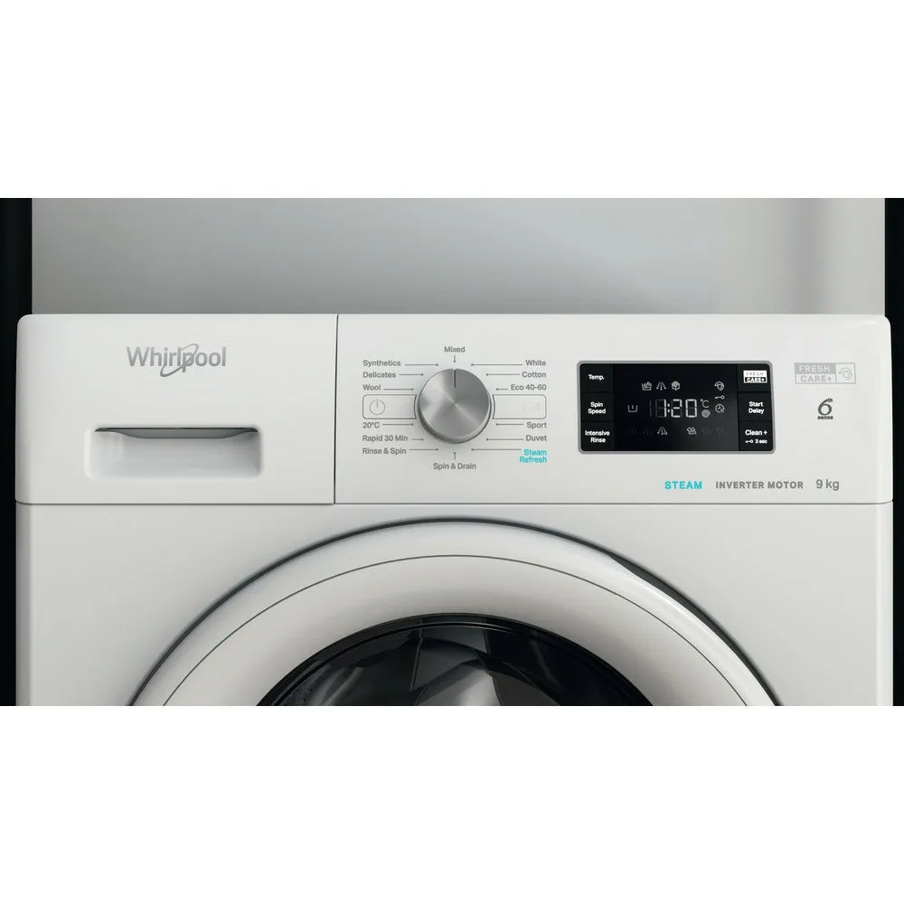 Whirlpool 6TH SENSE 9KG 1400RPM Freestanding Washing Machine - White | FFB 9469 WV UK
