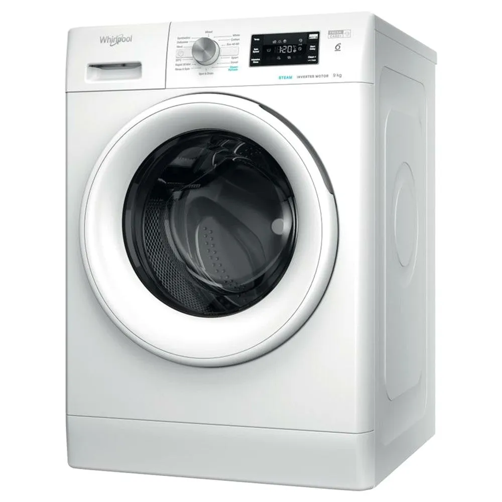 Whirlpool 6TH SENSE 9KG 1400RPM Freestanding Washing Machine - White | FFB 9469 WV UK