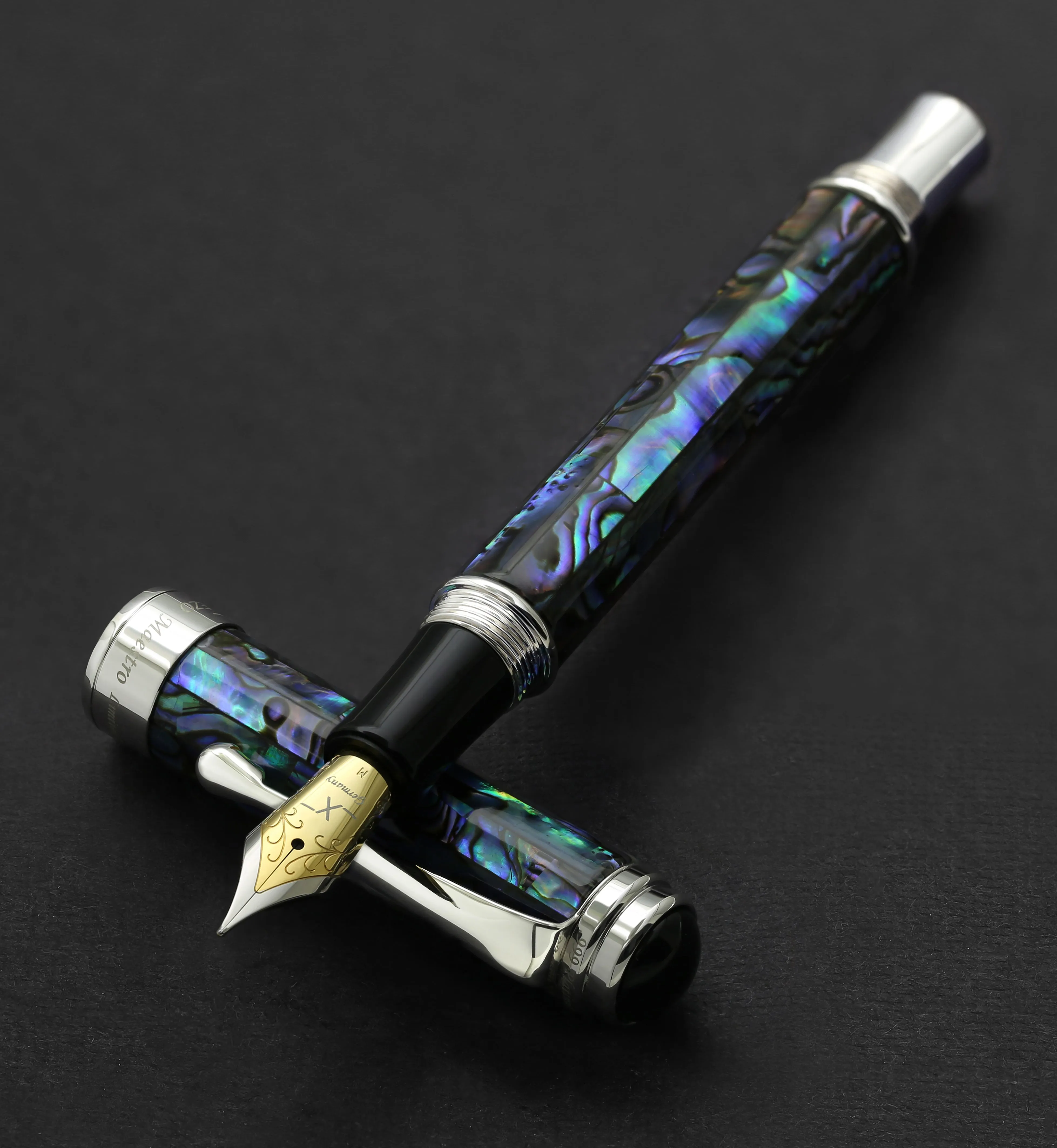 Xezo Maestro® Abalone Seashell Medium Fountain Pen