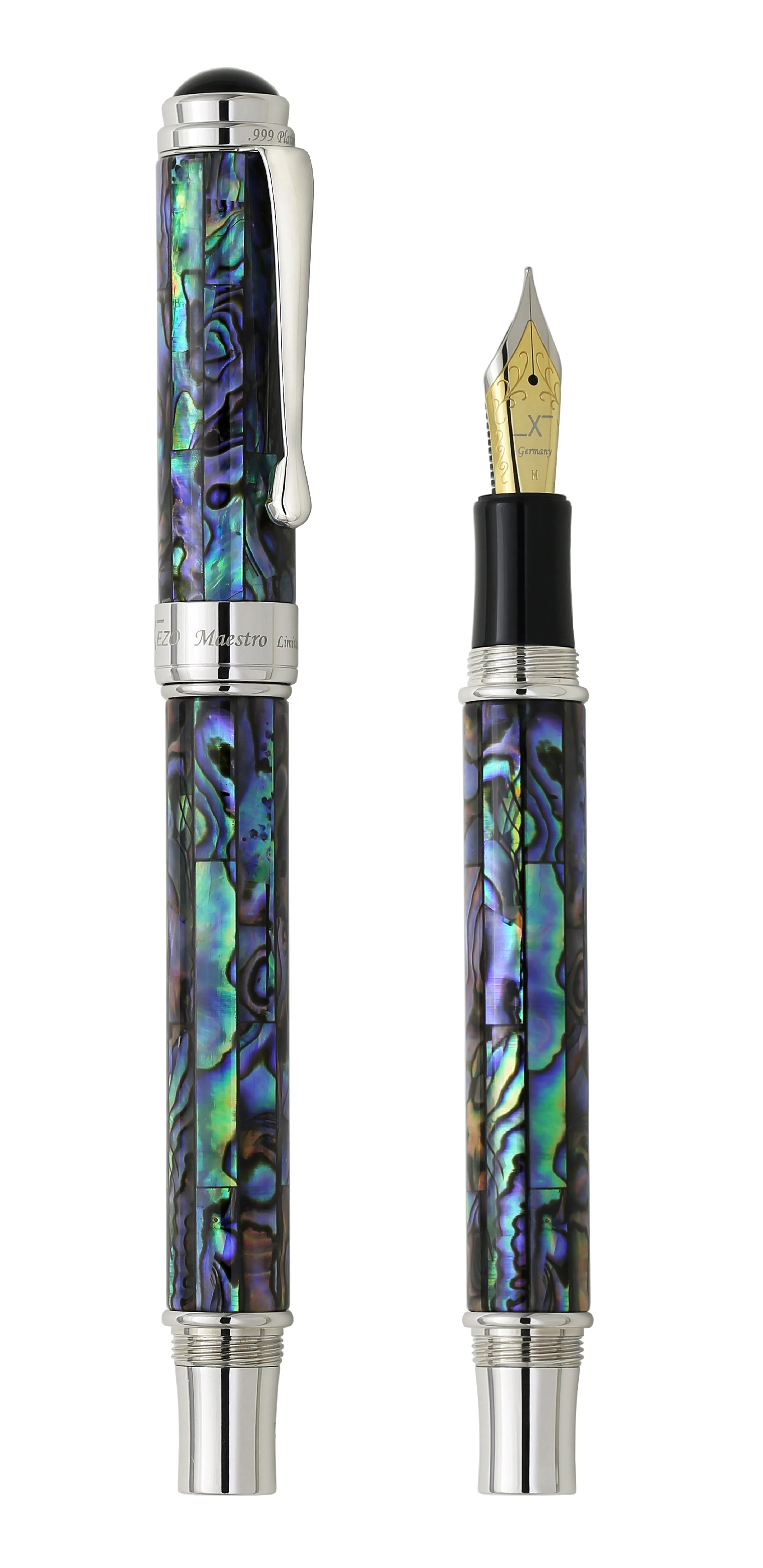 Xezo Maestro® Abalone Seashell Medium Fountain Pen