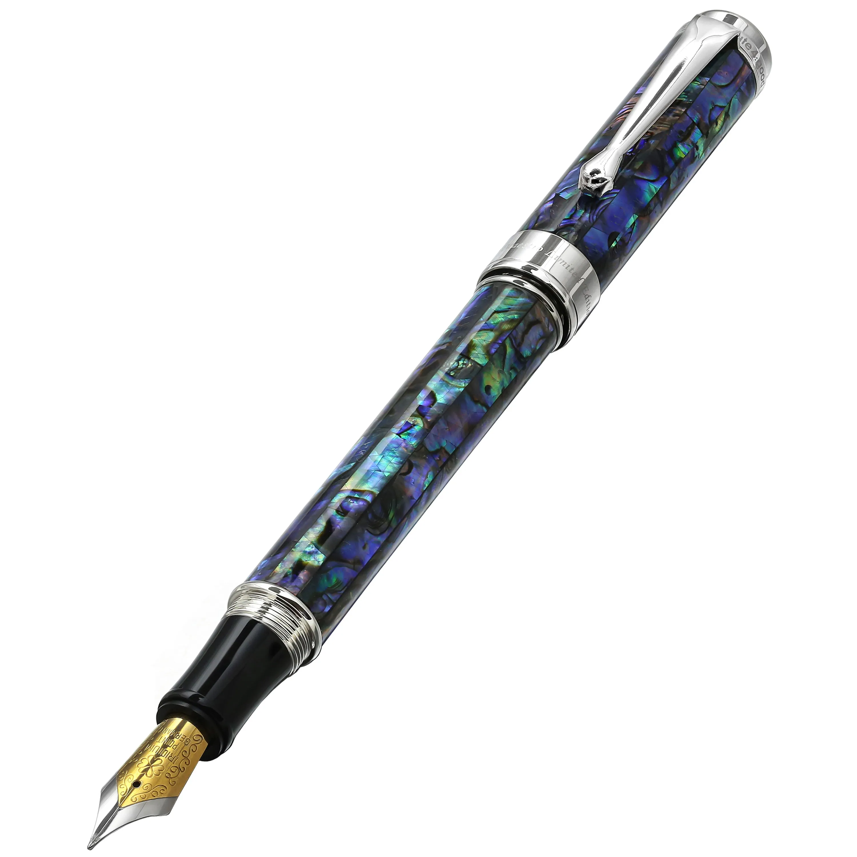 Xezo Maestro® Abalone Seashell Medium Fountain Pen