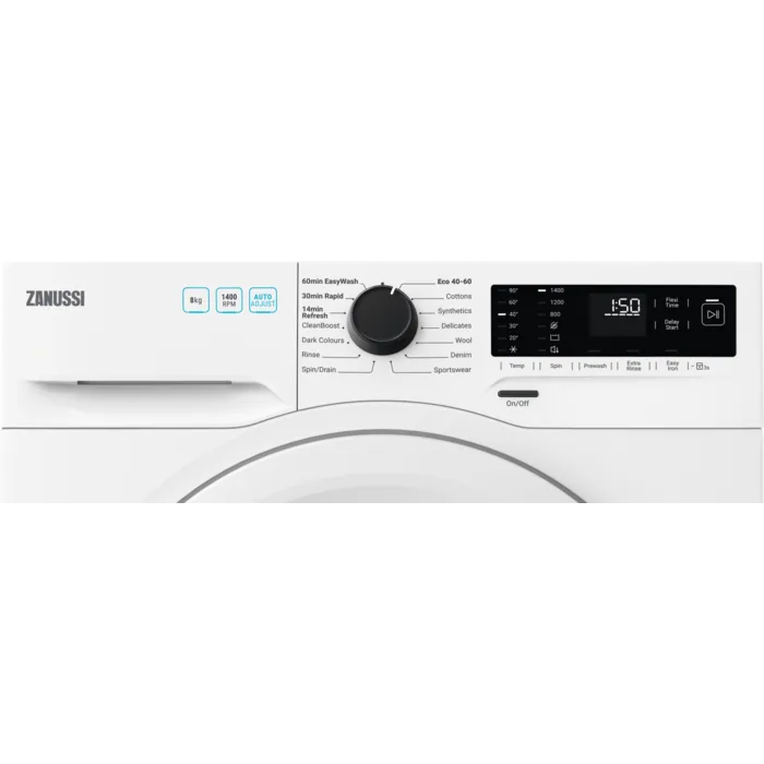 Zanussi 8kg Freestanding Washing Machine | ZWF842C3PW